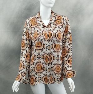 L'AGENCE silk blouse